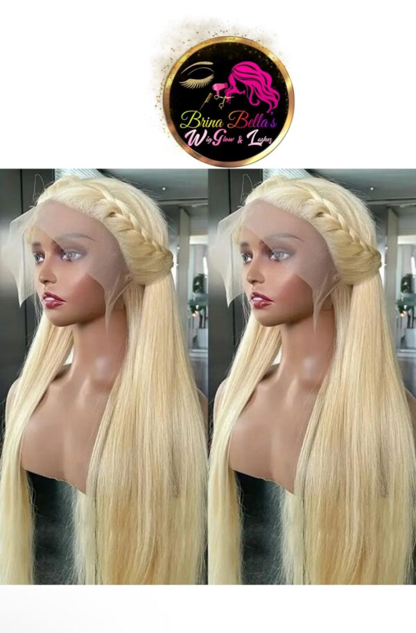 Wear Go Blonde Color Preplucked Straight Glueless 13x4 Lace Front Wig