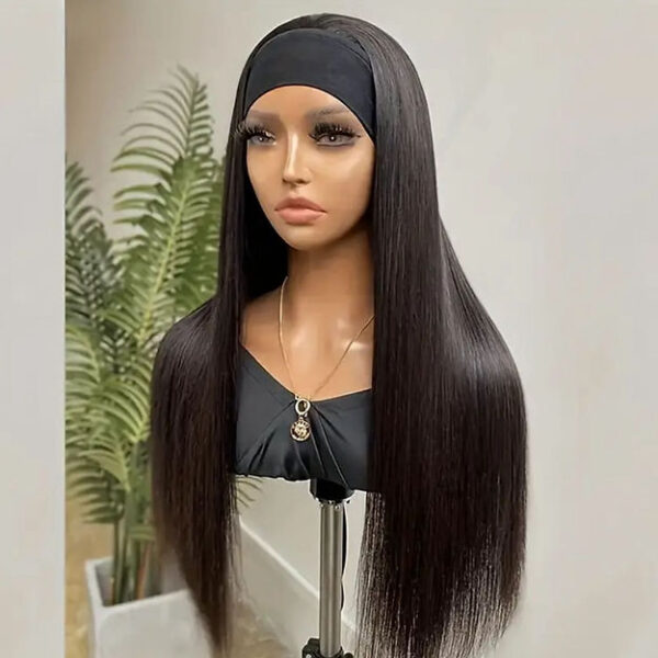 Straight hair headband wig - Image 2